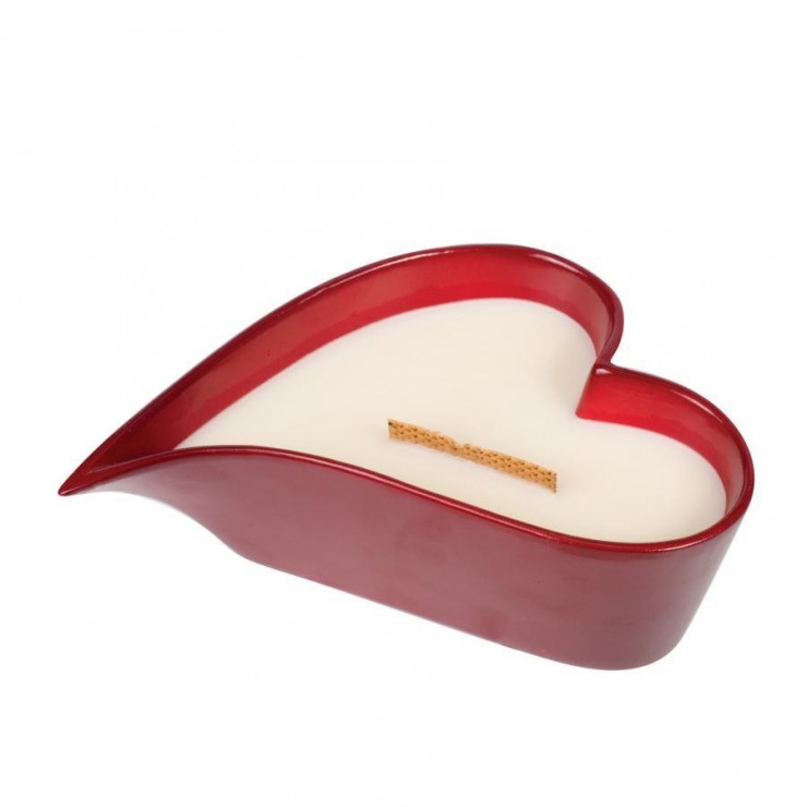 WoodWick Keramik Herz Bäckerei Cupcake Kerze WoodWick Keramik Herz Bäckerei Cupcake Kerze