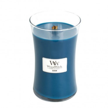 Große Denim WoodWick Kerze