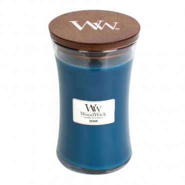 Große Denim WoodWick Kerze