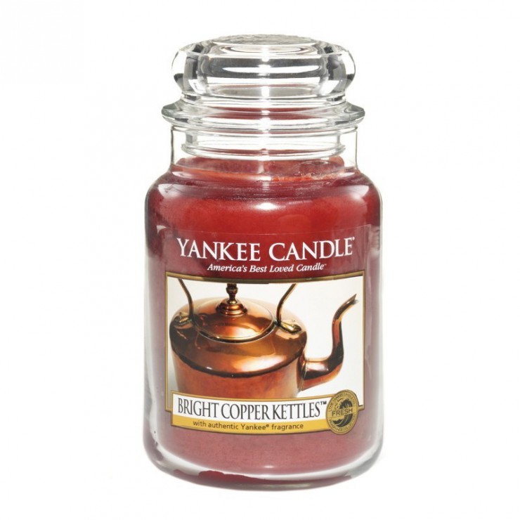 Bright Copper Kettles große Kerze von Yankee Candle