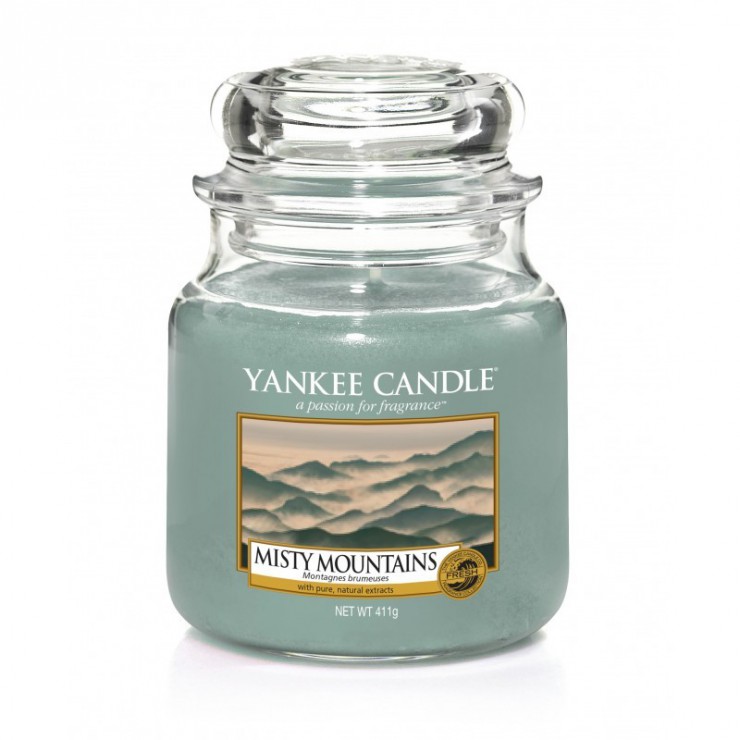 Medium Misty Mountains Yankee Kerze
