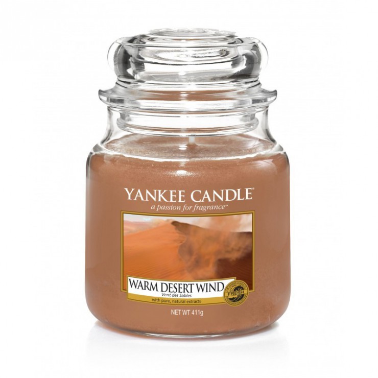 Medium Warm Desert Wind Yankee Kerze
