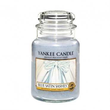 Blue Satin Sashes große Kerze von Yankee Candle