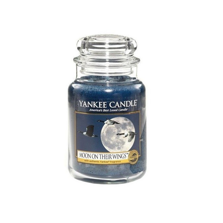 Mond auf ihren Flügeln große Kerze von Yankee Candle Mond auf ihren Flügeln große Kerze von Yankee Candle