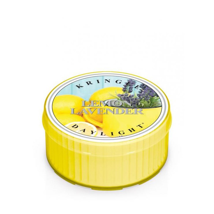 Daylight Lemon Lavender Kringle Kerze