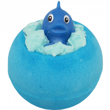 PLUSK! sprudelnde Badekugel mit Spielzeug Bomb Cosmetics