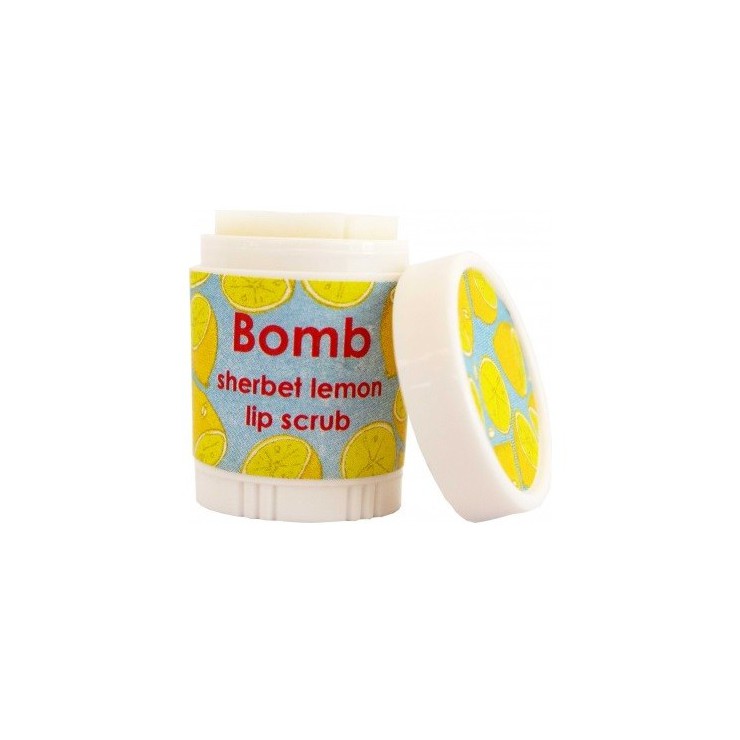 Sanftes Lippenpeeling LEMON SORBET Bomb Cosmetics