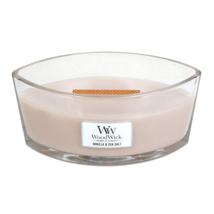 Hearthwick Vanille & Meersalz WoodWick Kerze