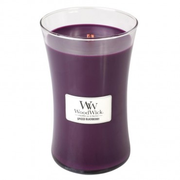 Große gewürzte Brombeere WoodWick Kerze