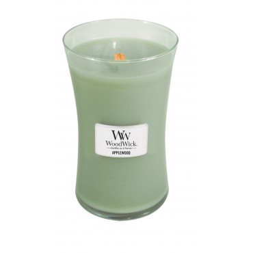 Große Applewood WoodWick Kerze