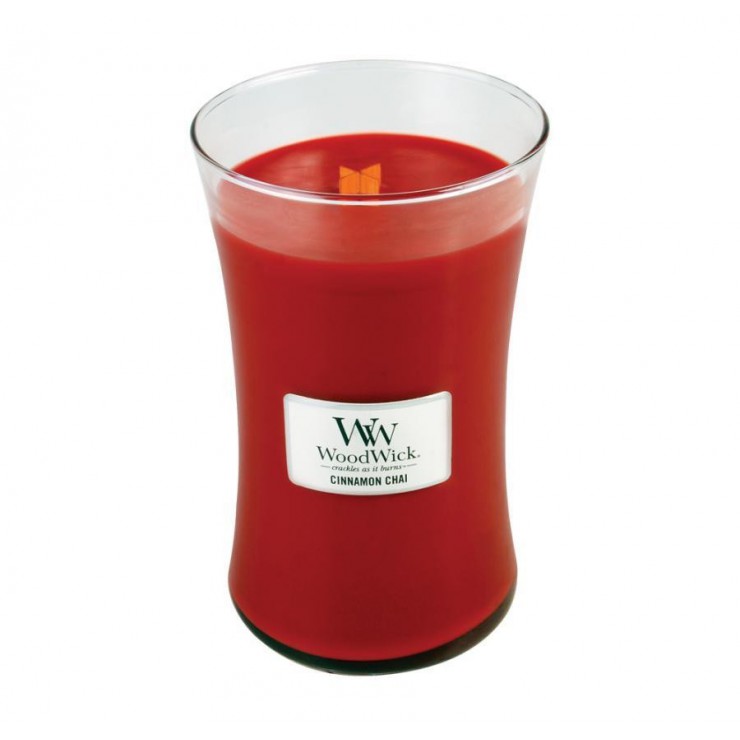 Große Zimt Chai WoodWick Kerze
