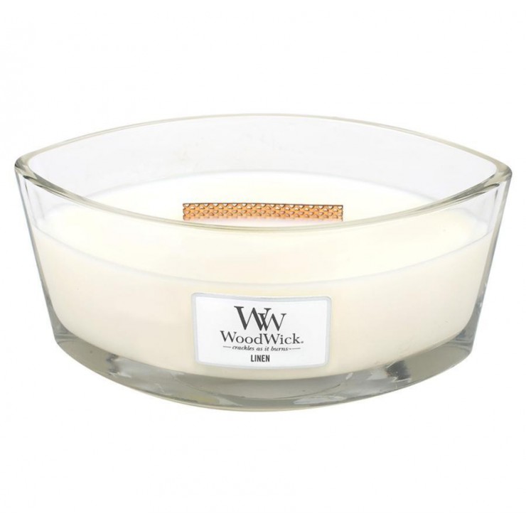 Hearthwick Linen WoodWick Kerze