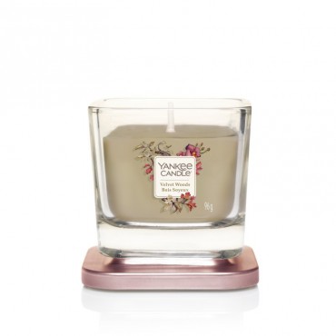 Elevation kleine Velvet Wood Kerze von Yankee Candle