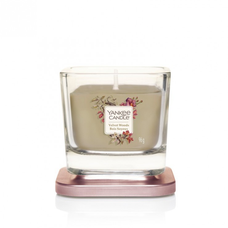 Elevation kleine Velvet Wood Kerze von Yankee Candle