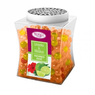 Duftende Limetten- und Hibiskuskugeln