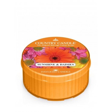 Tageslichtkerze Sunshine & Daisies Country Kerze