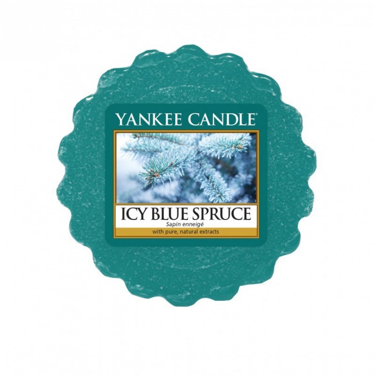 Eisblaues Fichtenwachs von Yankee Candle