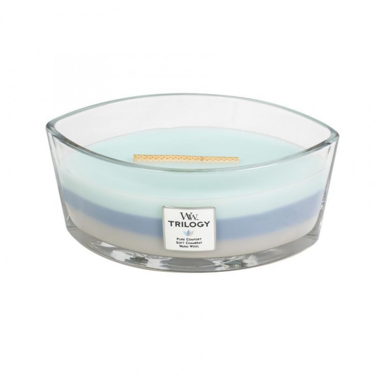 Hearthwick Trilogy Woven Comforts WoodWick Kerze