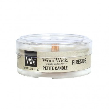 Petite Fireside WoodWick Kerze