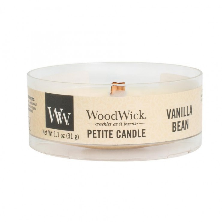 Petite Vanille Bohne WoodWick Kerze