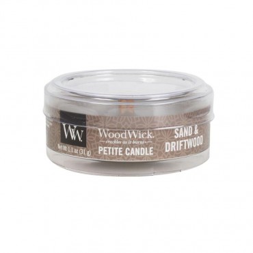 Petite Sand & Treibholz WoodWick Kerze