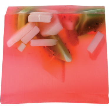 Erdbeerfelder Glycerinseife von Bomb Cosmetics
