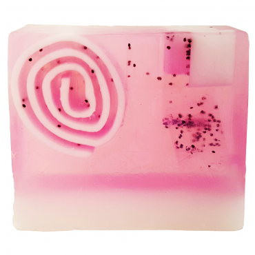 Rosa Grapefruit-Glycerinseife mit Bergamotte Bomb Cosmetics