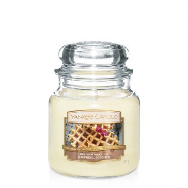 Yankee Candle Belgische Waffeln mittelgroße Kerze