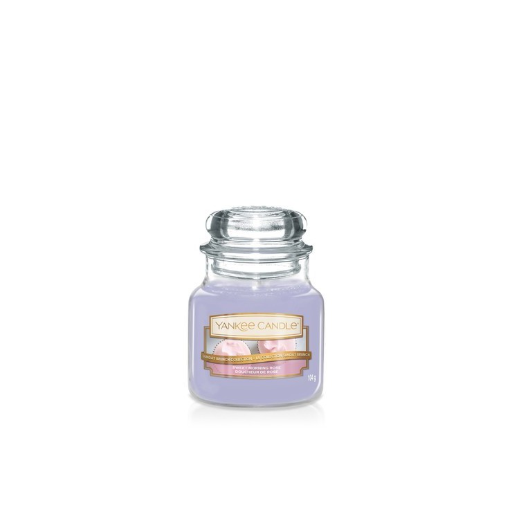 Sweet Morning Rose kleine Kerze von Yankee Candle