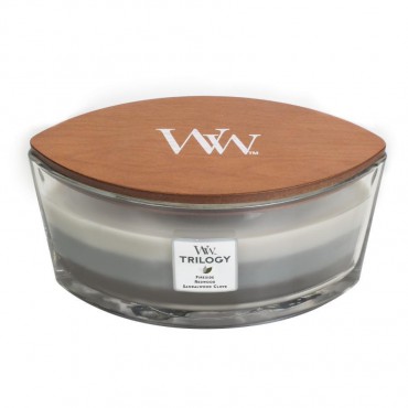 Hearthwick Trilogy Warm Woods WoodWick Kerze