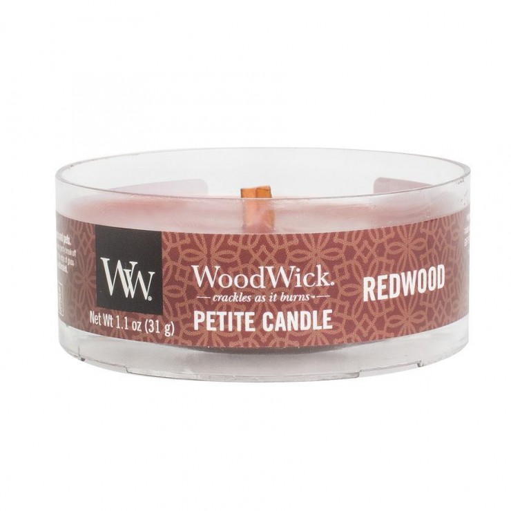 Petite Redwood WoodWick Kerze