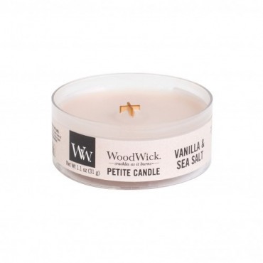 Petite Vanille & Meersalz WoodWick Kerze