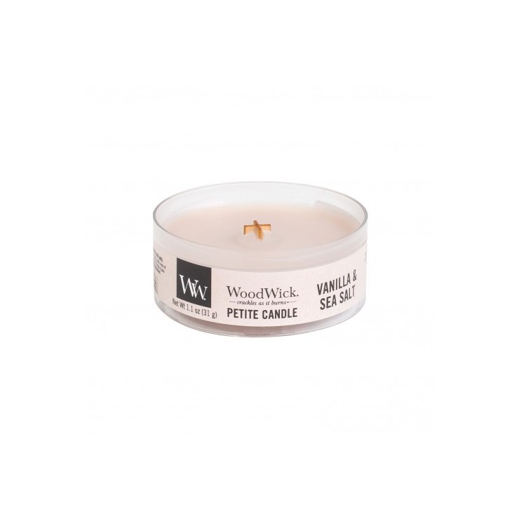 Petite Vanille & Meersalz WoodWick Kerze