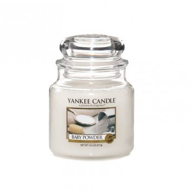 Medium Baby Puder Yankee Kerze