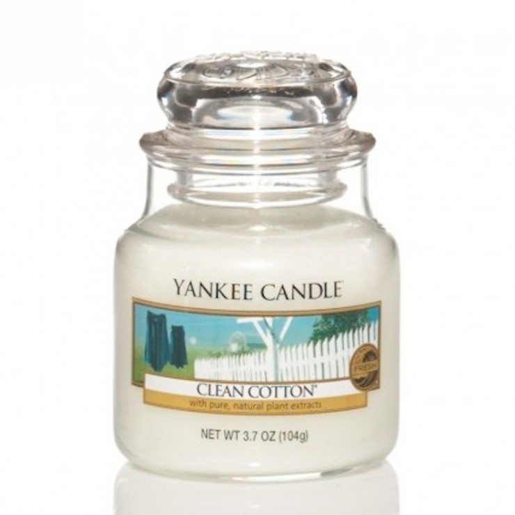 Kleine Clean Cotton Yankee Kerze