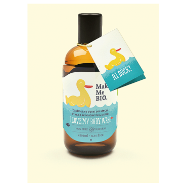 Ich liebe mein Baby Wash Sanfte Körper- und Haarwäsche für Babys Make Me Bio