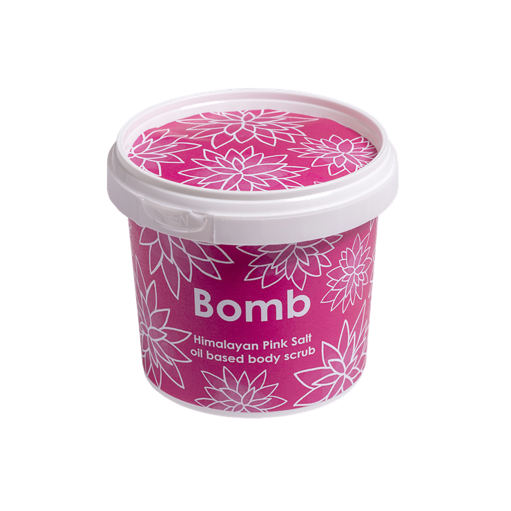 HIMALAI Duschpeeling mit Süßmandelöl und Salz Bomb Cosmetics