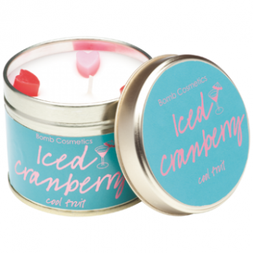 Duftkerze in einer Dose Frosted Cranberry Bomb Cosmetics