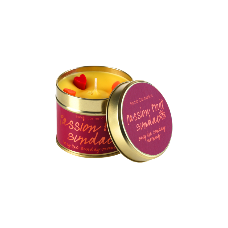 Duftkerze in einer Dose DESSERT mit MARACUY Bomb Cosmetics Duftkerze in einer Dose DESSERT mit MARACUY Bomb Cosmetics