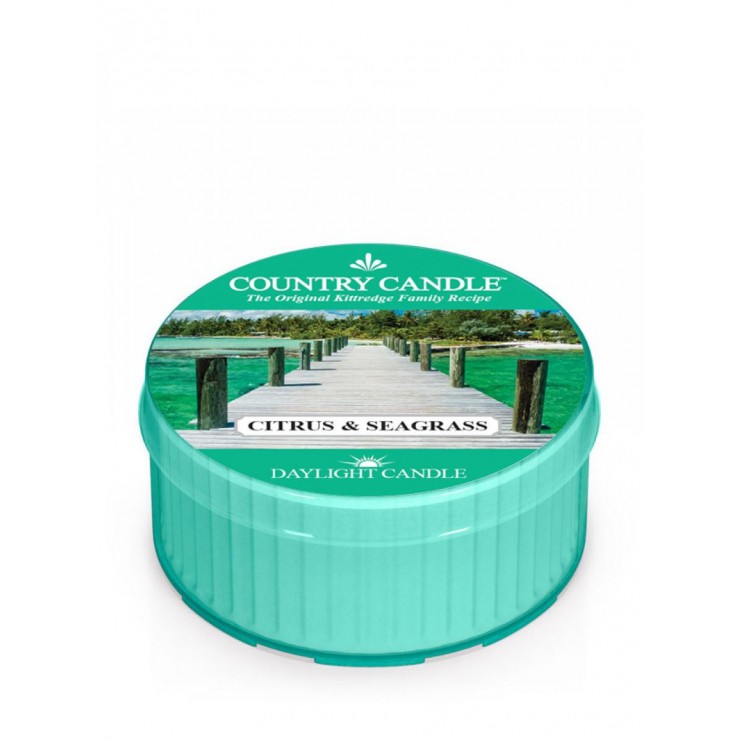 Tageslichtkerze Citrus & Seegras Country Kerze