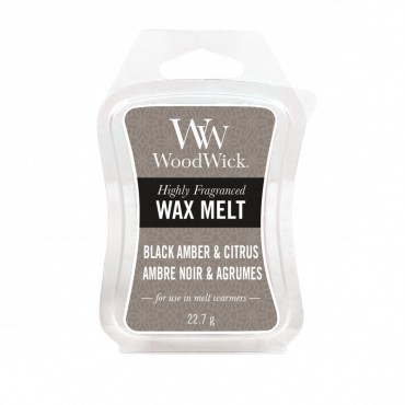 Schwarzer Amber & Zitrus WoodWick Wax