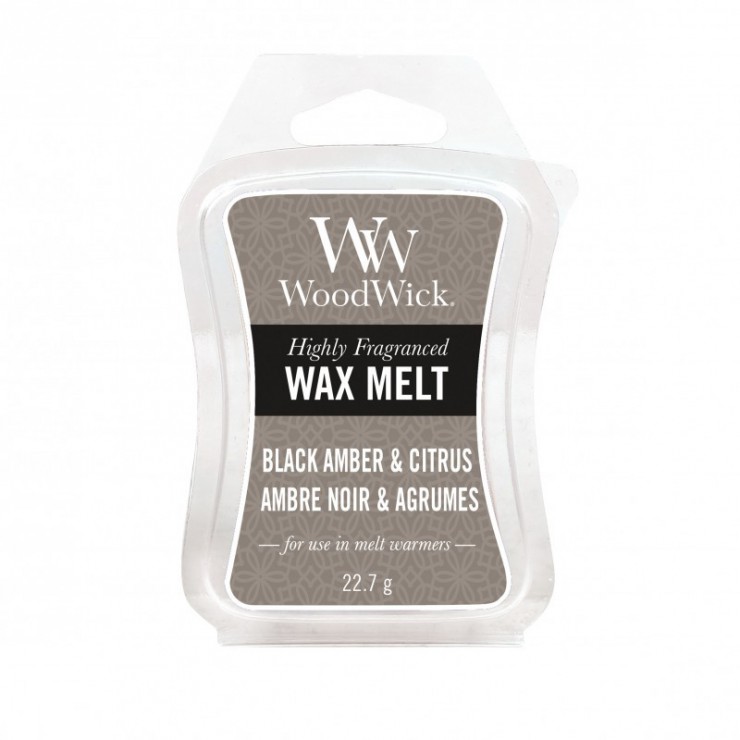 Schwarzer Amber & Zitrus WoodWick Wax