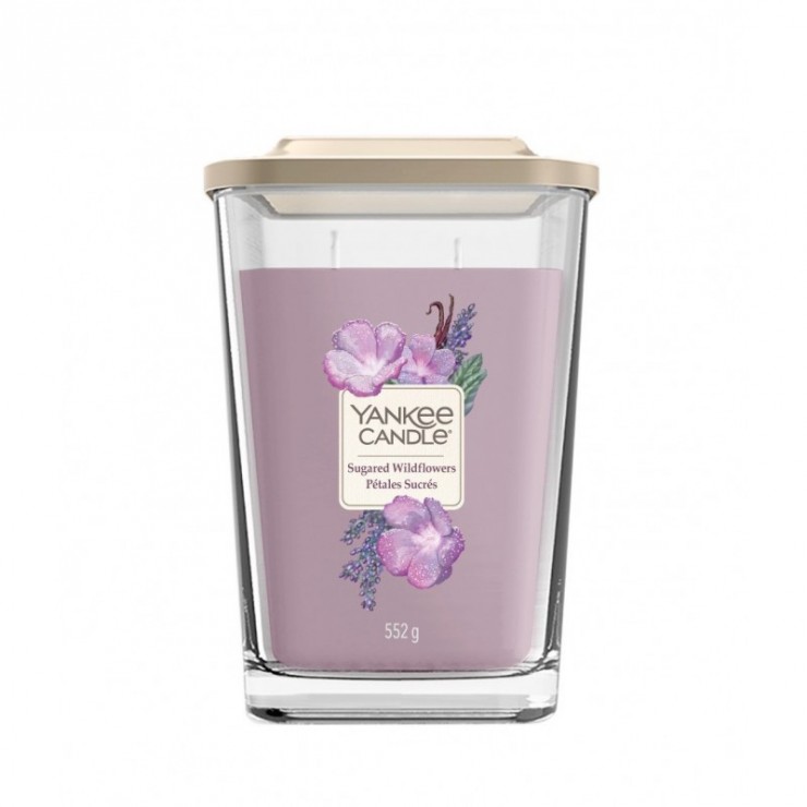 Elevation große Kerze Sugared Wildflowers von Yankee Candle