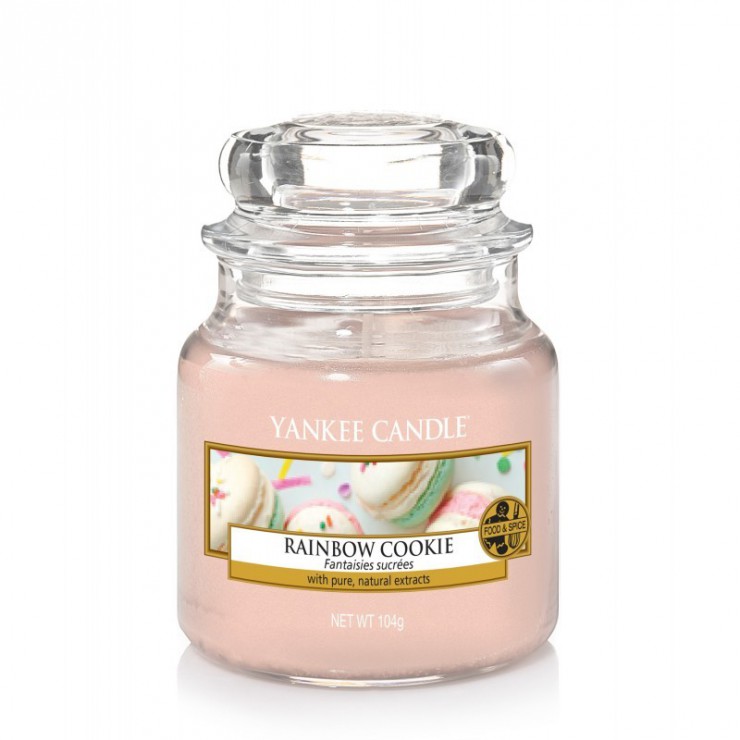 Kleine Regenbogen-Keks-Kerze von Yankee Candle