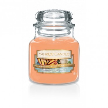 Kleine Kerze Gegrillte Pfirsiche & Vanille von Yankee Candle