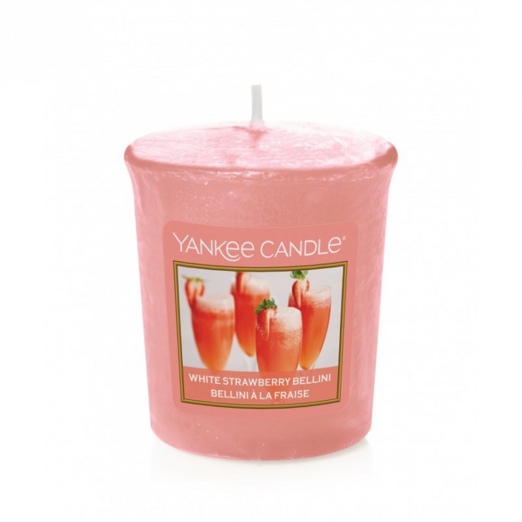 Yankee Kerze Weiß Erdbeere Bellini Sampler