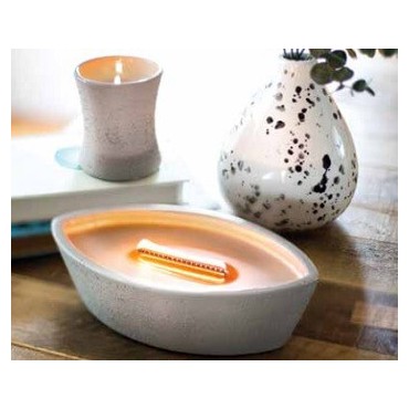 Hearthwick Cocrete Wood Smoke WoodWick Kerze