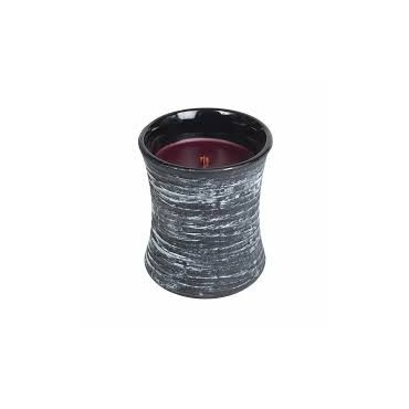 Kleine schwarze Muschel Black Cherry WoodWick Kerze