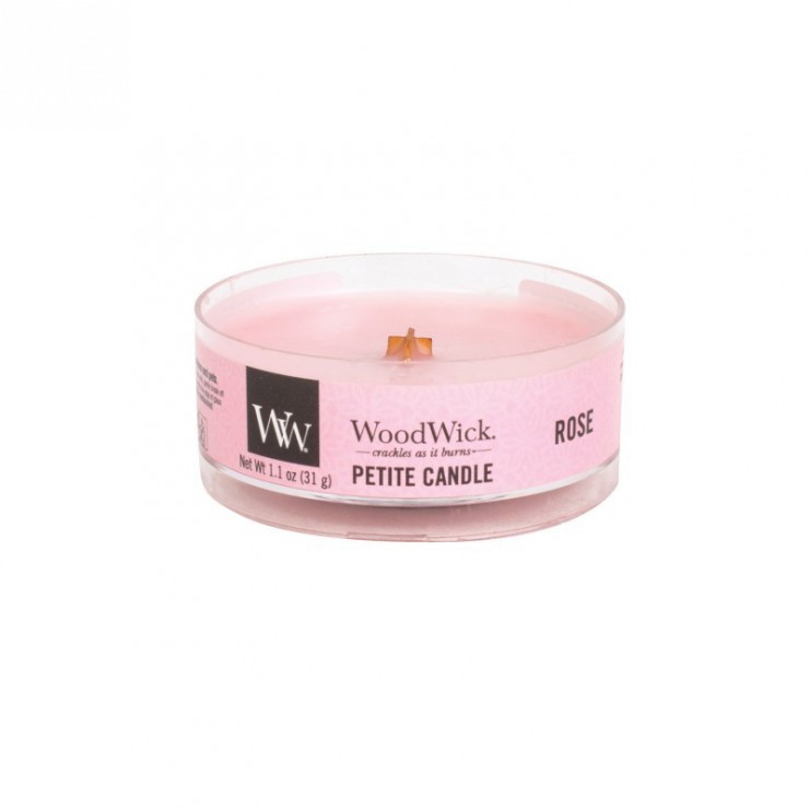 Petite Rose WoodWick Kerze
