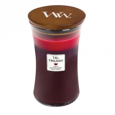 Große WoodWick-Kerze mit sonnengereiften Beeren